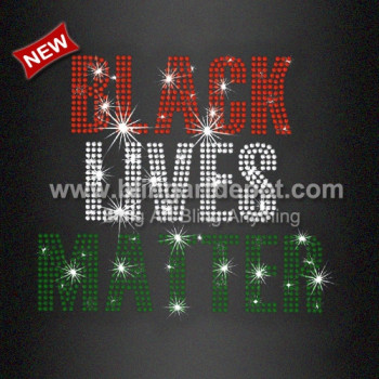 Hot Fix Black Lives Matter Rhinestones Transfers for Wholesale Hot Fix Black Lives Matter Rhinestones Transfers for Wholesale